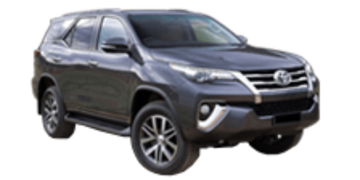 Toyota Fortuner 4X4 NG on rent for self drive in Delhi